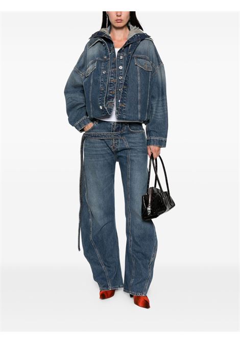 jeans denim strap donna blu JEAN PAUL GAULTIER | 25/03-W-TR009-D02457
